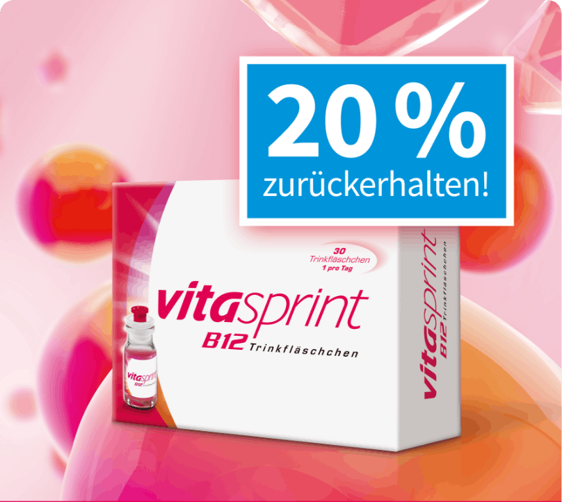 Bild der B12 Cashback Aktion von Vitasprint