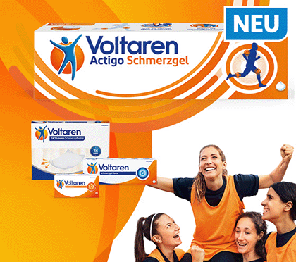 Bild der Actigo Schmerzgel Aktion von Voltaren