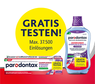 Bild der Haleon Parodontax Gratis Testen Aktion